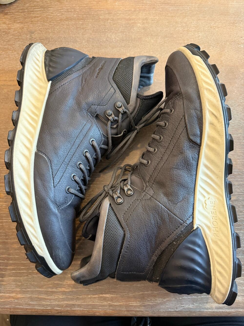 Ecco Hiking Boots US13 EU47 VG Exostrike Hydromax Dark Charcoal